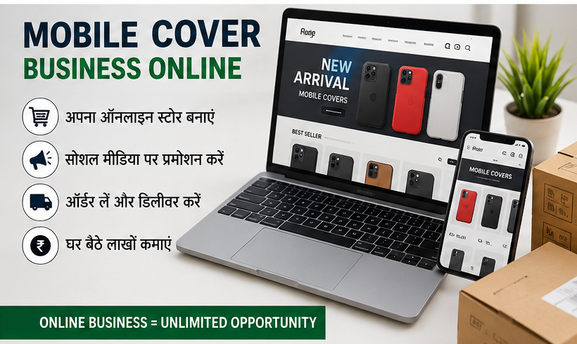 Mobile Cover Business करके हर महीने ₹1 लाख कैसे कमाएं? पूरी Business Plan, Investment, Profit और Online Strategy