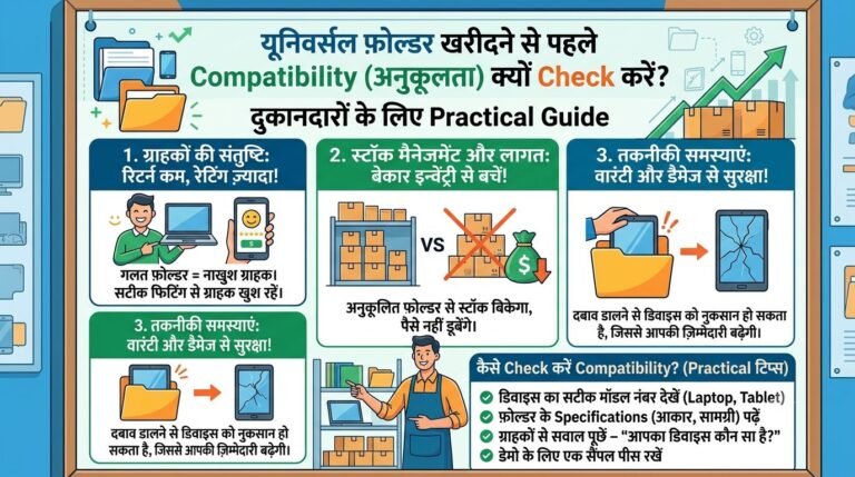 Universal Folder खरीदने से पहले Compatibility क्यों Check करें? दुकानदारों के लिए Practical Guide