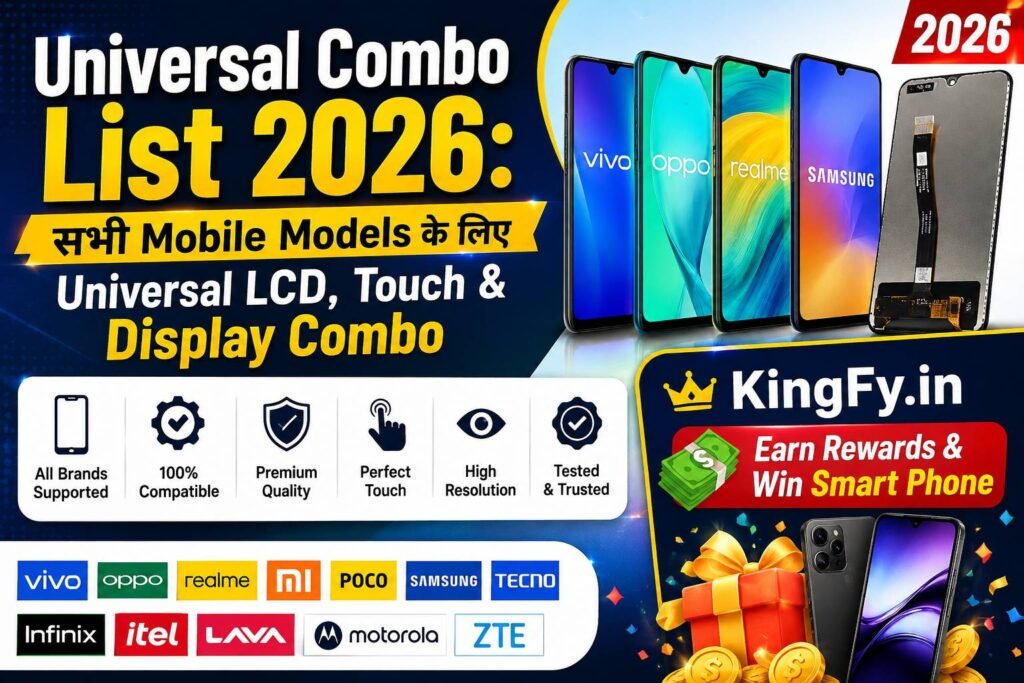 Universal Combo List 2026: सभी Mobile Models के लिए Universal LCD, Touch & Display Combo List