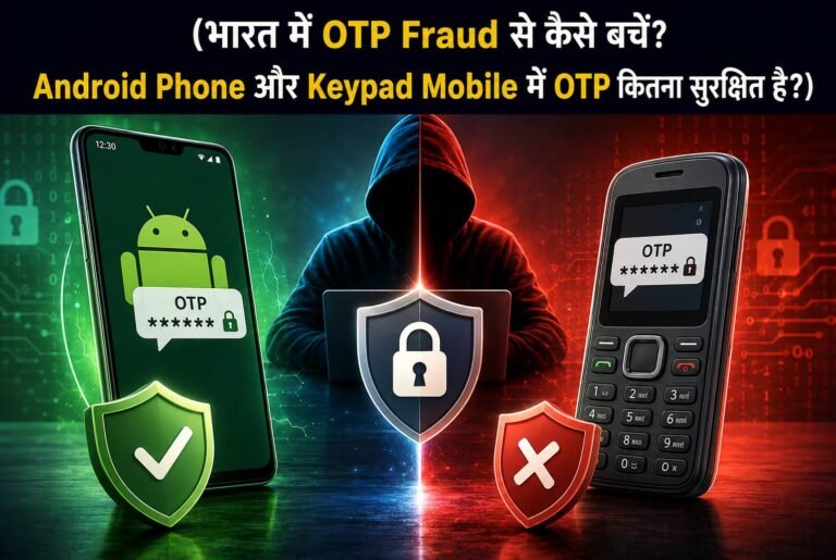 भारत में OTP Fraud से कैसे बचें? Android Phone और Keypad Mobile में OTP कितना सुरक्षित है?