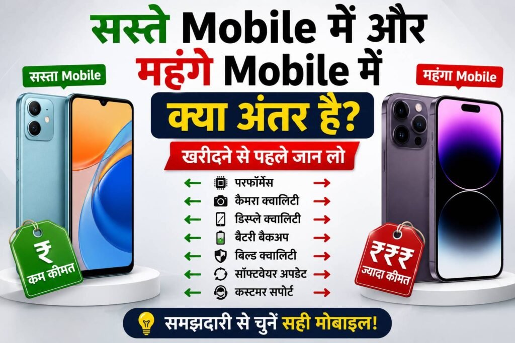 सस्ते Mobile में और महंगे Mobile में क्या अंतर है? खरीदने से पहले जान लो