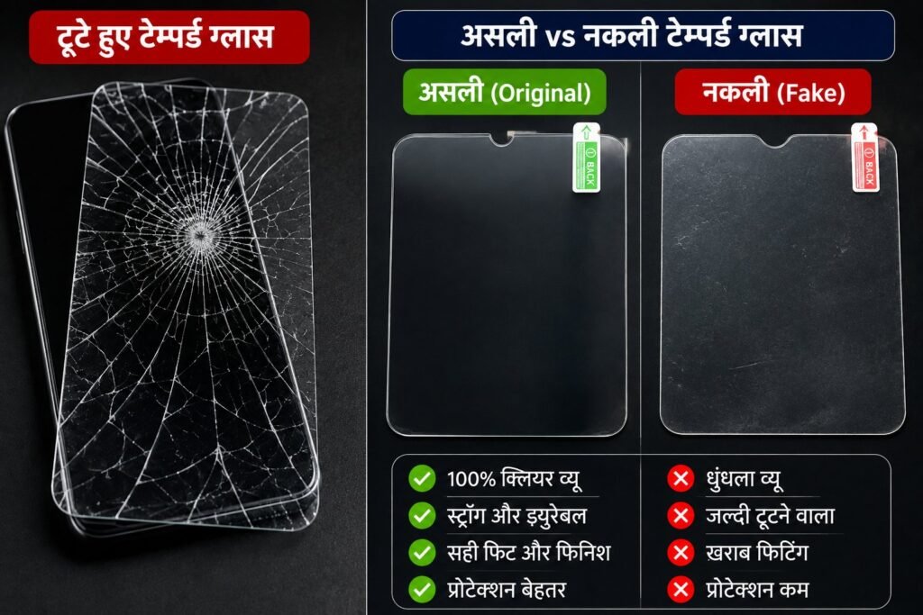 टेम्पर्ड ग्लास लगवाएं या नहीं? – 5 बड़े फायदे और 2 नुकसान (2026 पूरी गाइड)