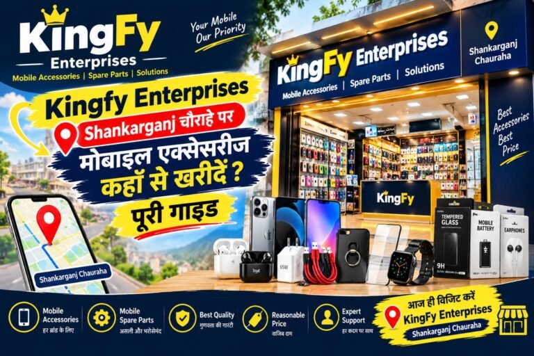 Kingfy Enterprises Shankarganj चौराहे पर मोबाइल एक्सेसरीज कहाँ से खरीदें? पूरी गाइड